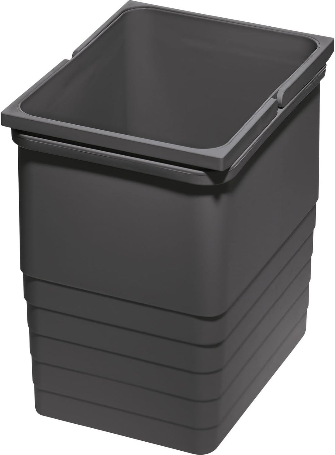 NINKA Abfallbehälter eins2vier/eins2fünf, 4,2 L, BxHxT: 153x170x230mm dunkelgrau