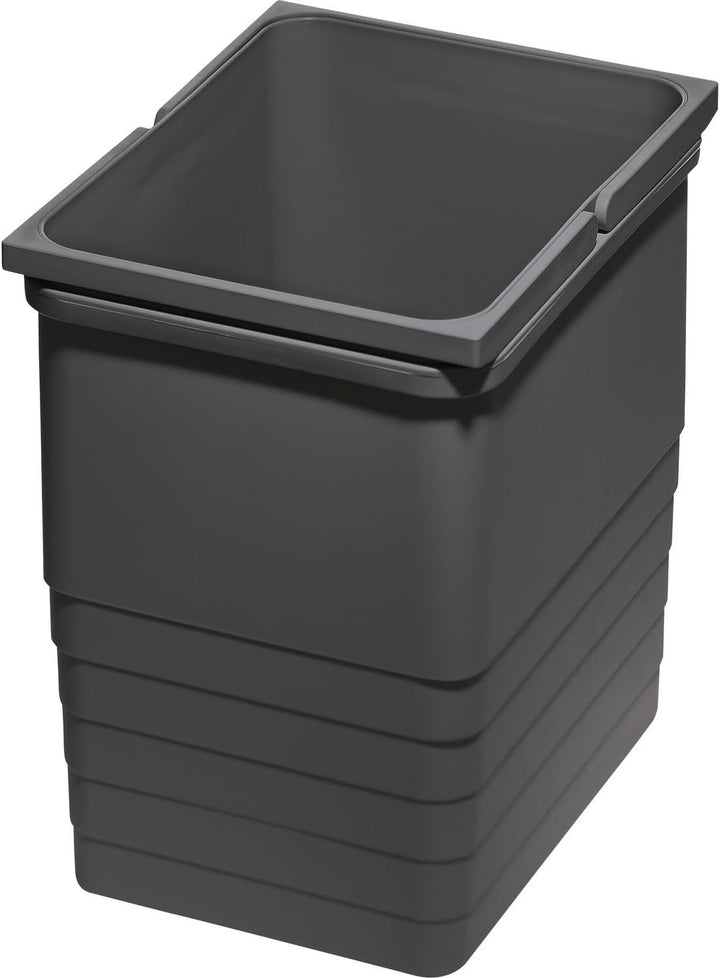 NINKA Abfallbehälter eins2vier/eins2fünf, 4,2 L, BxHxT: 153x170x230mm dunkelgrau