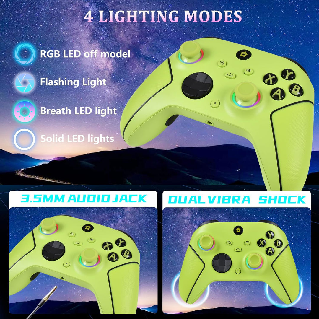 Lampelc Xbox One Controller, Xbox Wireless Controller für Xbox Series X&amp;S/Xbox One/Elite/Windows 7/8