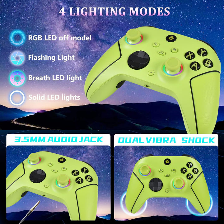 Lampelc Xbox One Controller, Xbox Wireless Controller für Xbox Series X&amp;S/Xbox One/Elite/Windows 7/8