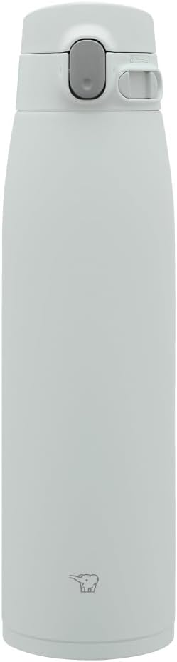 Zojirushi SM-VS95-HM Wasserflasche, One-Touch-Edelstahlbecher, nahtlos, 950 ml, mattgrau 32-Ounce Ma