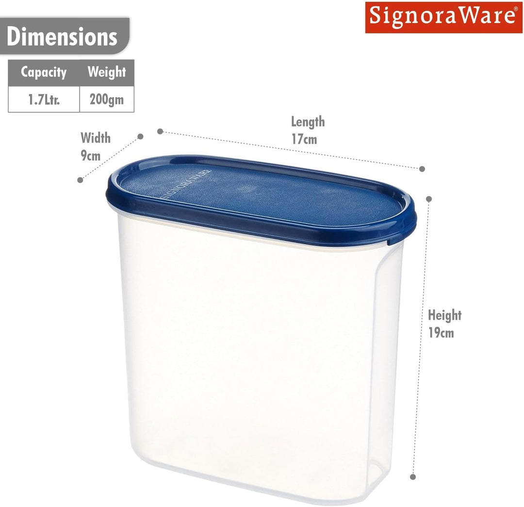 SIGNORA WARE Signoraware Eidgenosse mit Deckel Vorratsdose 1700ml Vorrat Dose Modular Trockenvorrat