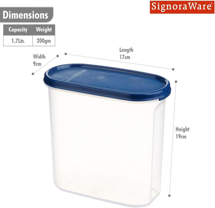 SIGNORA WARE Signoraware Eidgenosse mit Deckel Vorratsdose 1700ml Vorrat Dose Modular Trockenvorrat