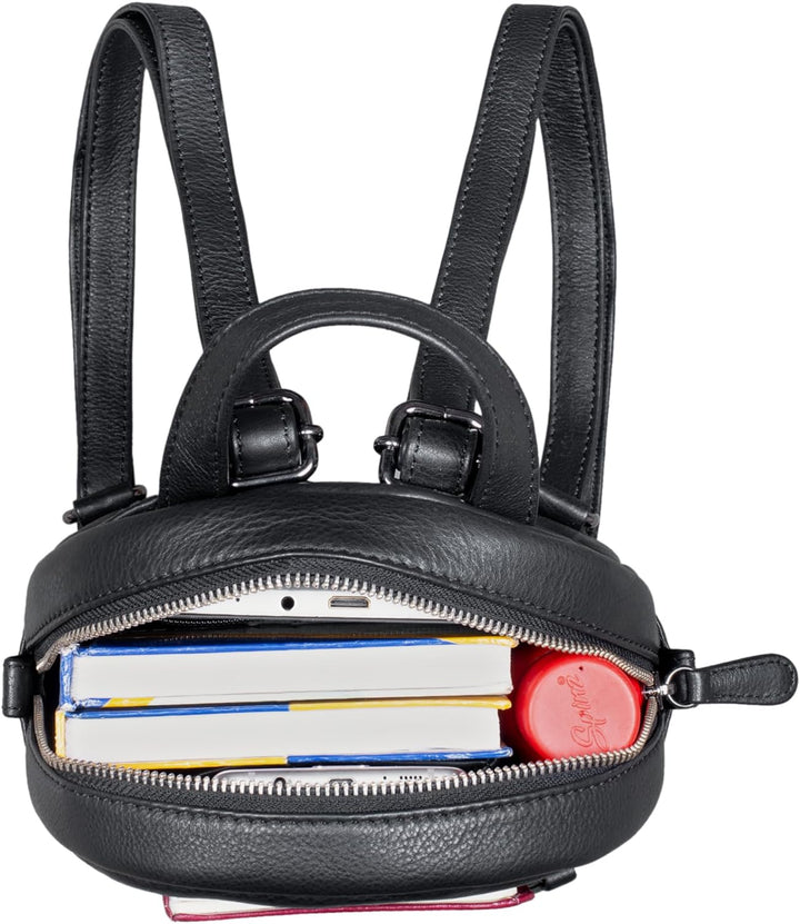 STILORD 'Lola' Mini Daypack Damen Lederrucksack Cityrucksack Kleiner Tagesrucksack Rucksack Tasche f