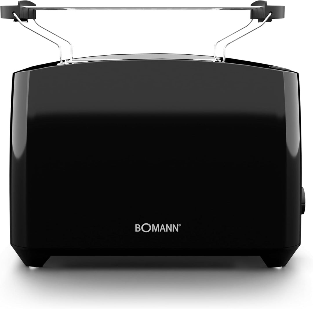 Bomann® Toaster 2 Toastschlitze | Toaster mit Brötchenaufsatz | Toaster 2 Scheiben mit Liftfunktion
