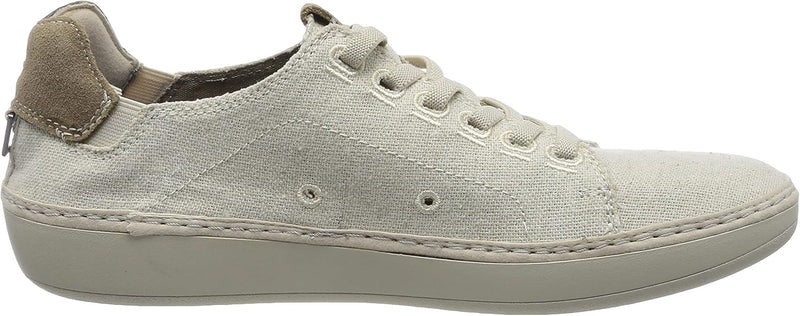 Clarks Herren Higley Lace Sneaker 44 EU Sand Canvas, 44 EU Sand Canvas