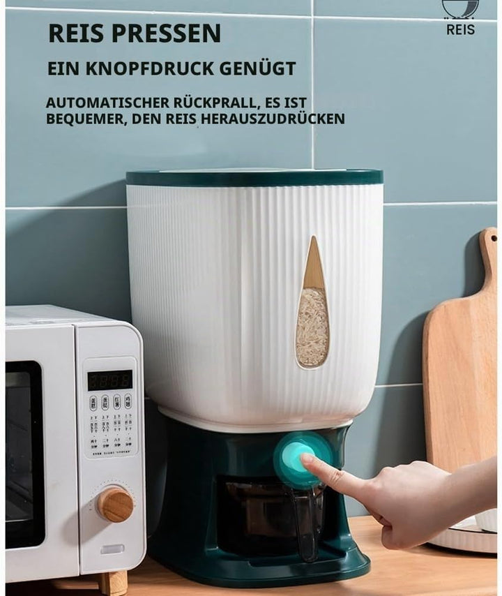 10 Kg Müslispender, Reisdispenser Cornflakes, Waschpulver Box, Cereal Dispenser