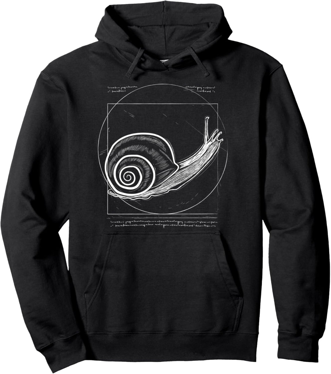 Vitruvianische Schnecke Kleidung Outfit Geschenk Schnecken Pullover Hoodie