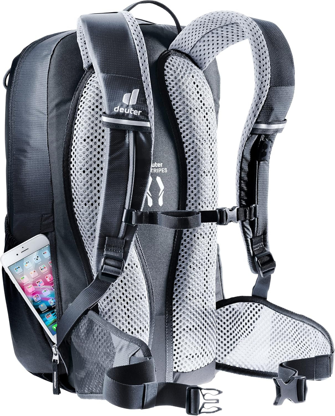 deuter Herren Bike I 20 Fahrradrucksack (1er Pack) 20 Lang Black-black, 20 Lang Black-black