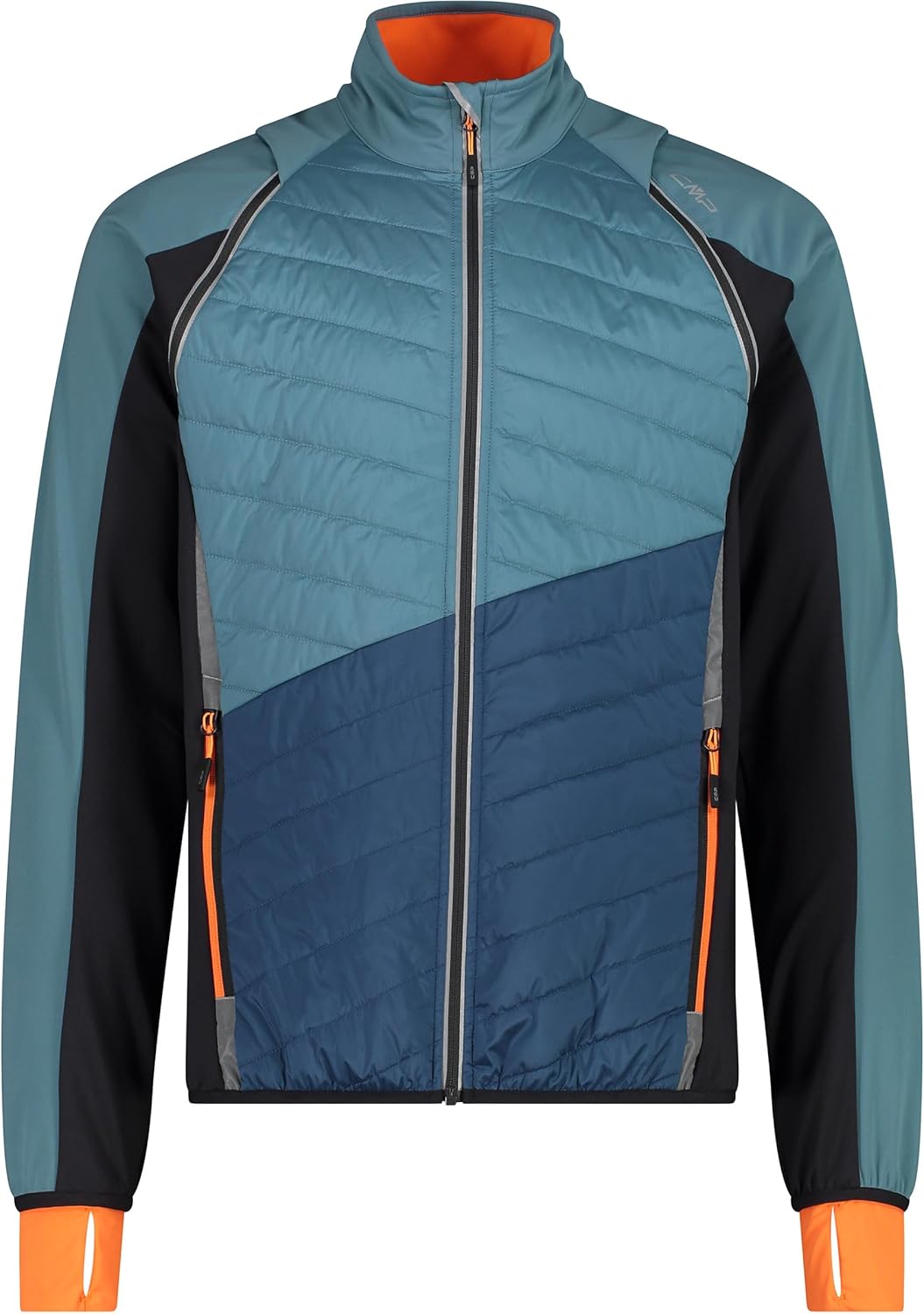 CMP Damen Gilet Softshell Waterproof Weste 50 hydro-bluesteel, 50 hydro-bluesteel