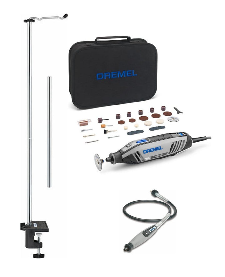 Dremel 4250 Rotationswerkzeug 175 W, Multifunktionswerkzeug-Set mit 35 Zubehören und Flex-Shaft (225