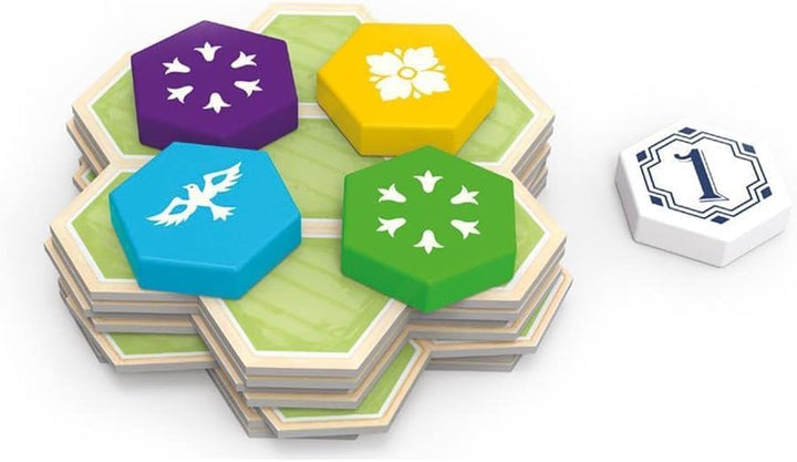 Next Move Games | Azul – Die Gärten der Königin | Familienspiel | 2-4 Spieler | Ab 10+ Jahren | 45-6