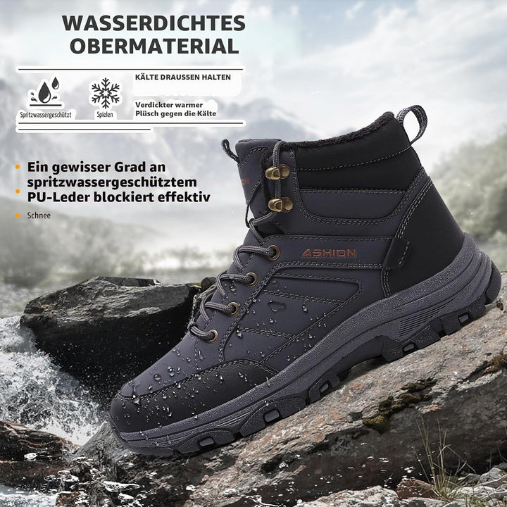 Littleplum Wanderschuhe Herren Trekkingschuhe Leicht Outdoorschuhe Wanderstiefel Herren Stiefel Wint