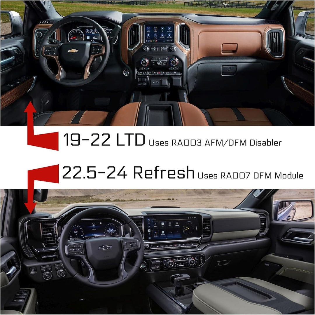 Range Technology RA007 DFM Modul kompatibel mit GM Refresh V8 Trucks und SUVs