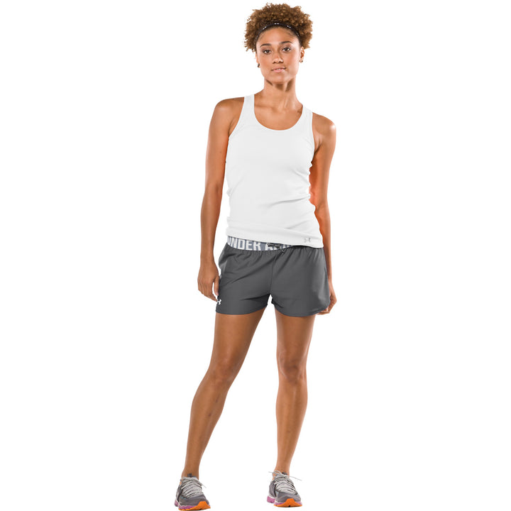 Under Armour Damen Shorts The Play Up L Graphit, L Graphit