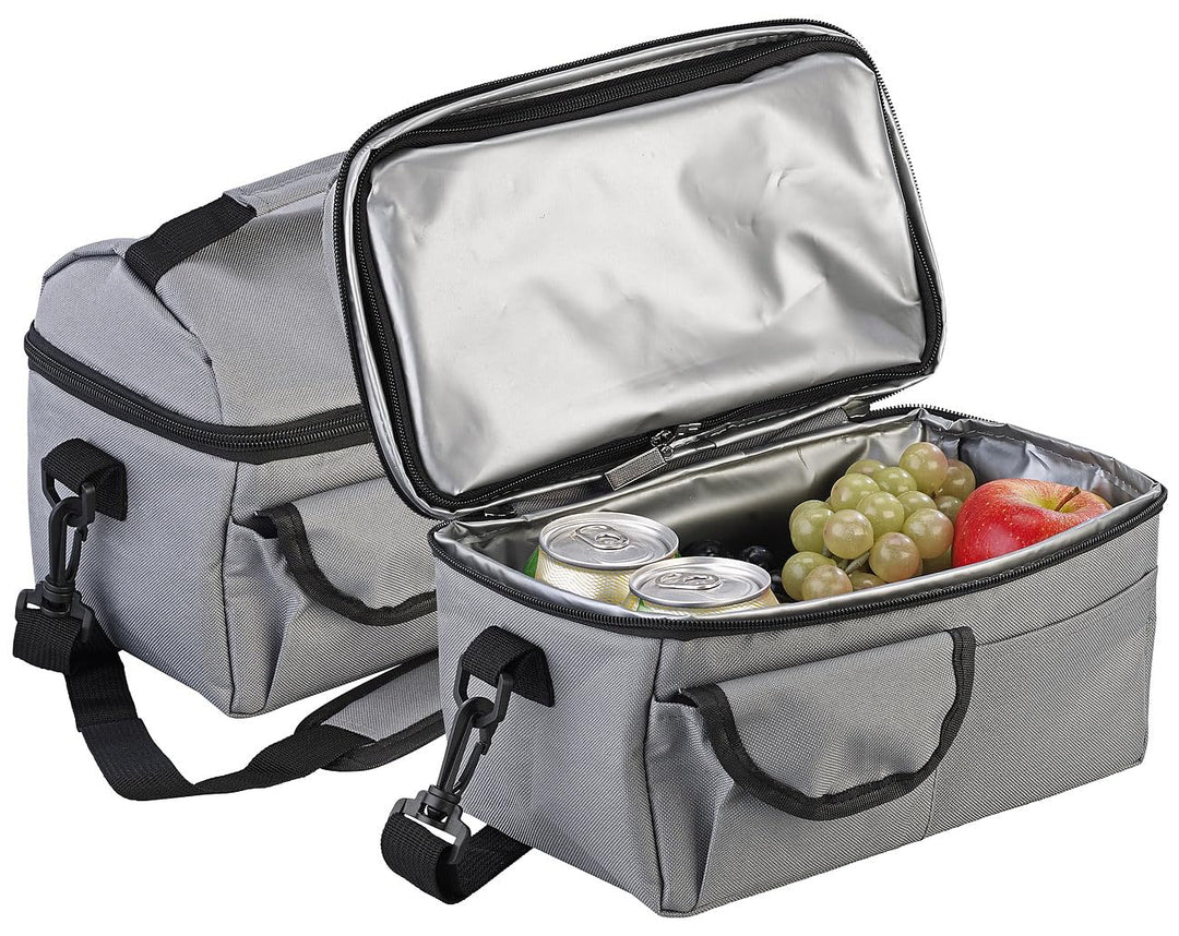 PEARL Tiefkühltasche: 2er-Set Falt-Mini-Kühltaschen, isoliert, wasserdicht, auslaufsicher (Minikühlt