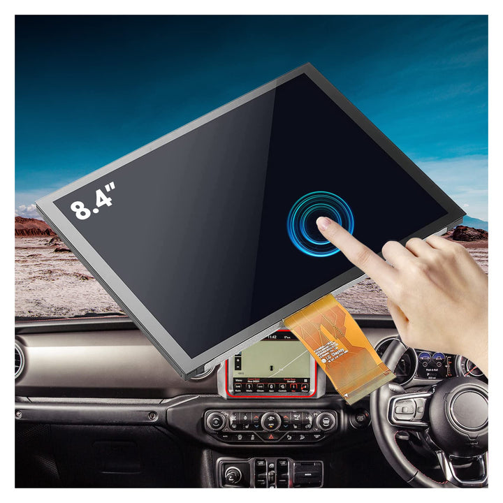 Ersatz 8,4 Zoll Uconnect 4C UAQ LCD Monitor Touchscreen, Radio Navigation New OEM Ersatz Fit für Jee