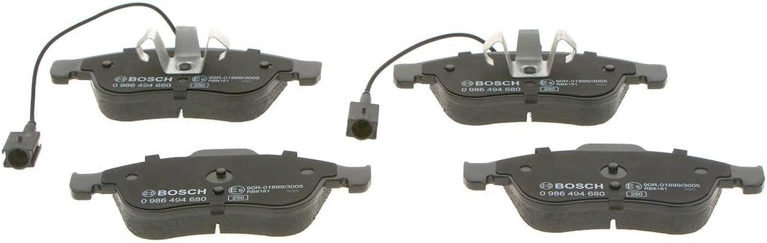 Bosch BP1675 Bremsbeläge - Vorderachse - ECE-R90 Zertifizierung - vier Bremsbeläge pro Set