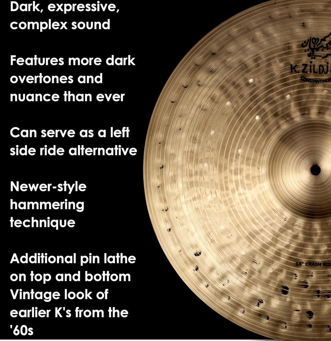 Zildjian K' Constantinople Crash-Ride 19", 19"