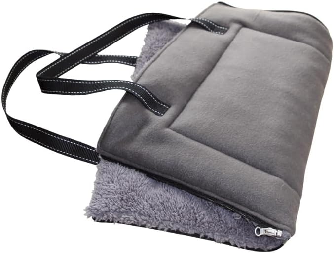 Nobby Decke/Tasche eckig SHANTA, grau, 60 x 40 cm