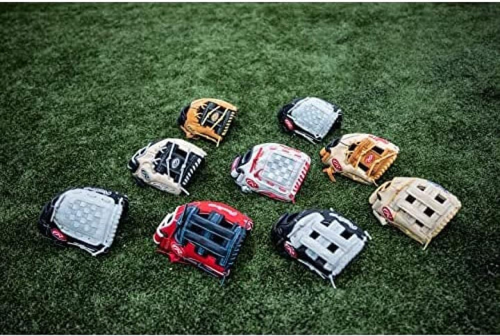 Rawlings Sure Catch Glove Series | T-Ball & Youth Baseballhandschuhe | Grössen 24,1 cm - 29,2 cm Lin