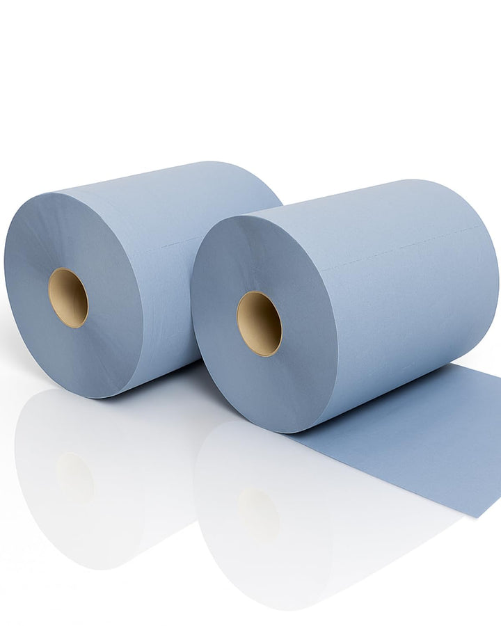 *SALE* Putzrolle blau Blanc-Quality, 2 Rollen, 3-lagig, 2.000 Abrisse, saugstark, reiÃŸfest