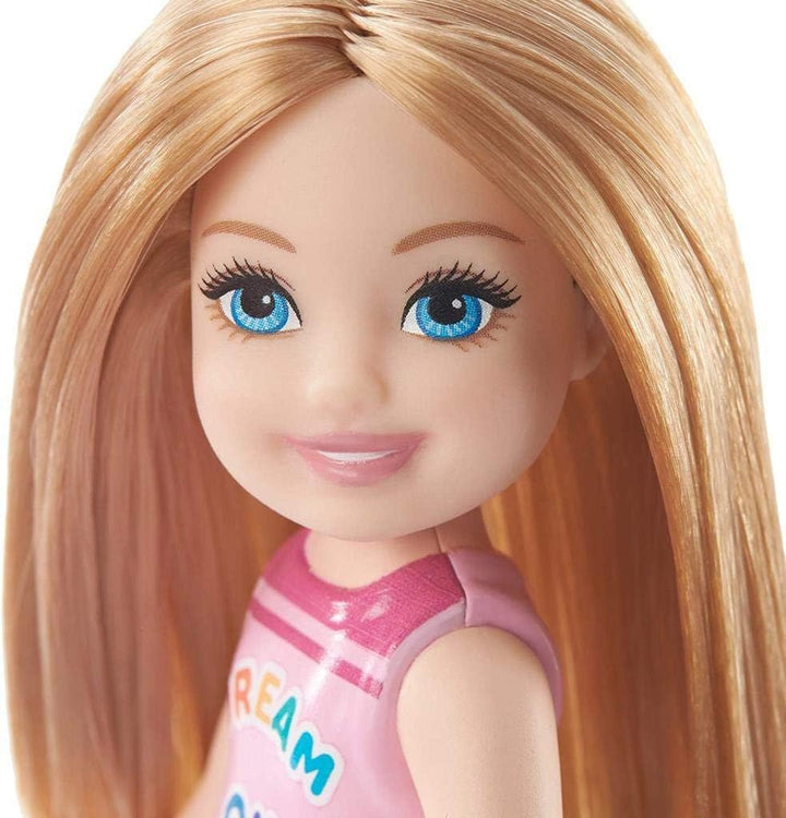 Barbie GHV76 - Chelsea-Spielset mit Puppe und Imbisswagen, ca. 15cm grosse Puppe, blond, mit Kätzche