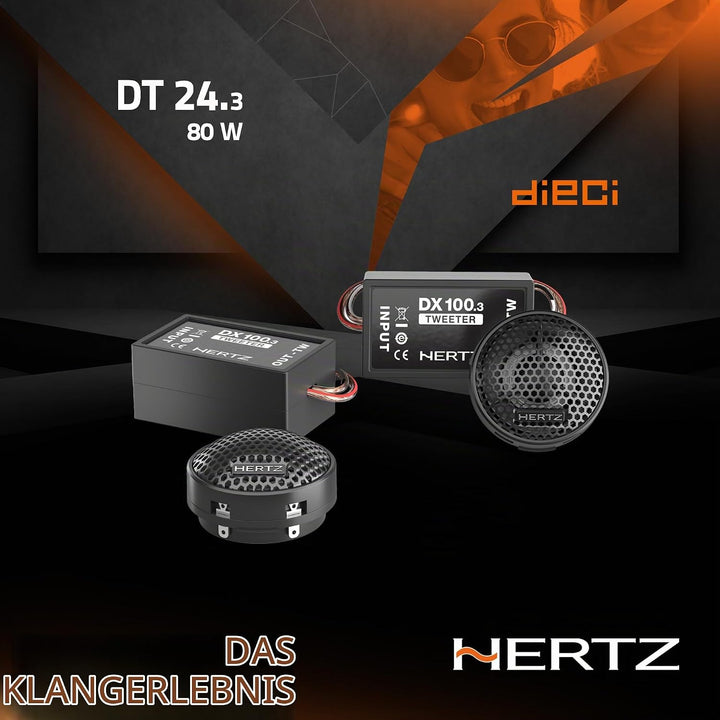 Hertz Dieci DT-24.3 Höchtöner mit Frequenzweichen