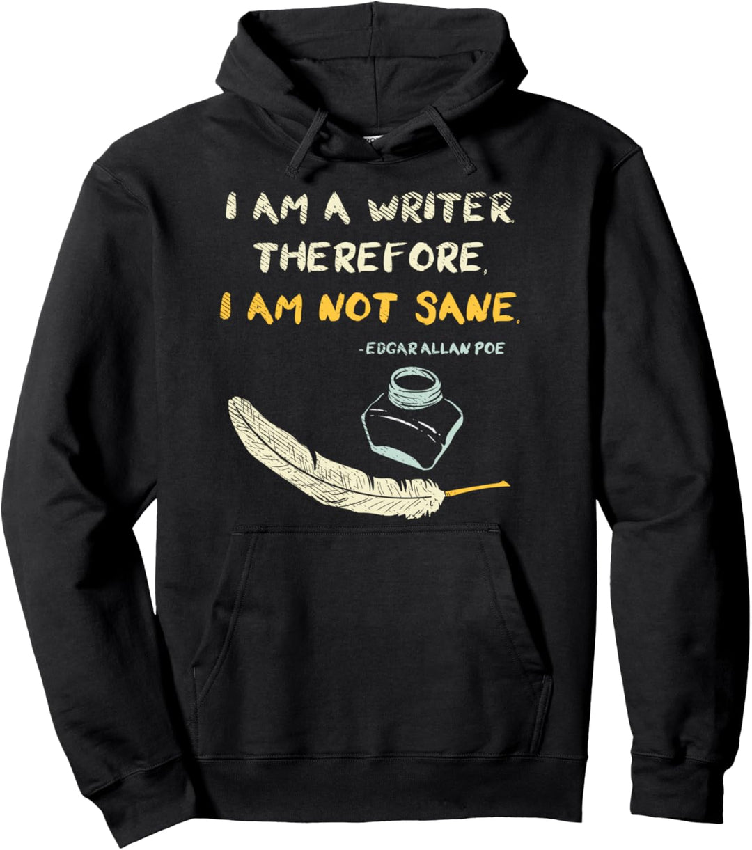 Edgar Allan Poe Fan, Grammar Police, lustiges Schriftstellergeschenk Pullover Hoodie