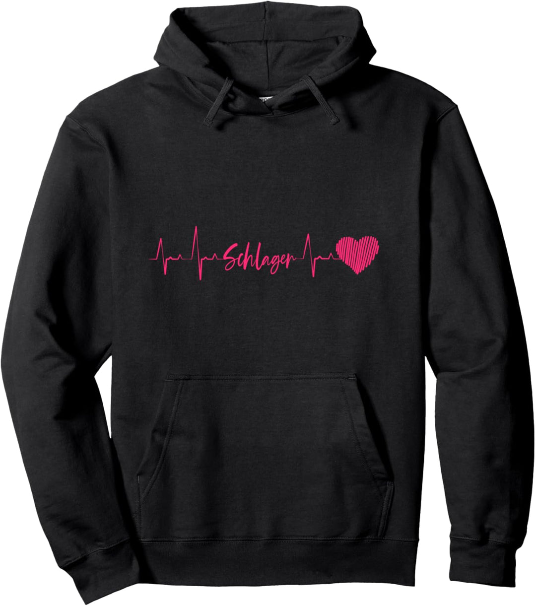Schlager Herzschlag Schlagerparty Pullover Hoodie