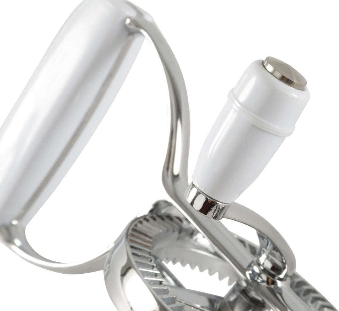 G S D Haushaltsgeräte Handrührer mit Kurbel, 18/8 Edelstahl, Silber
