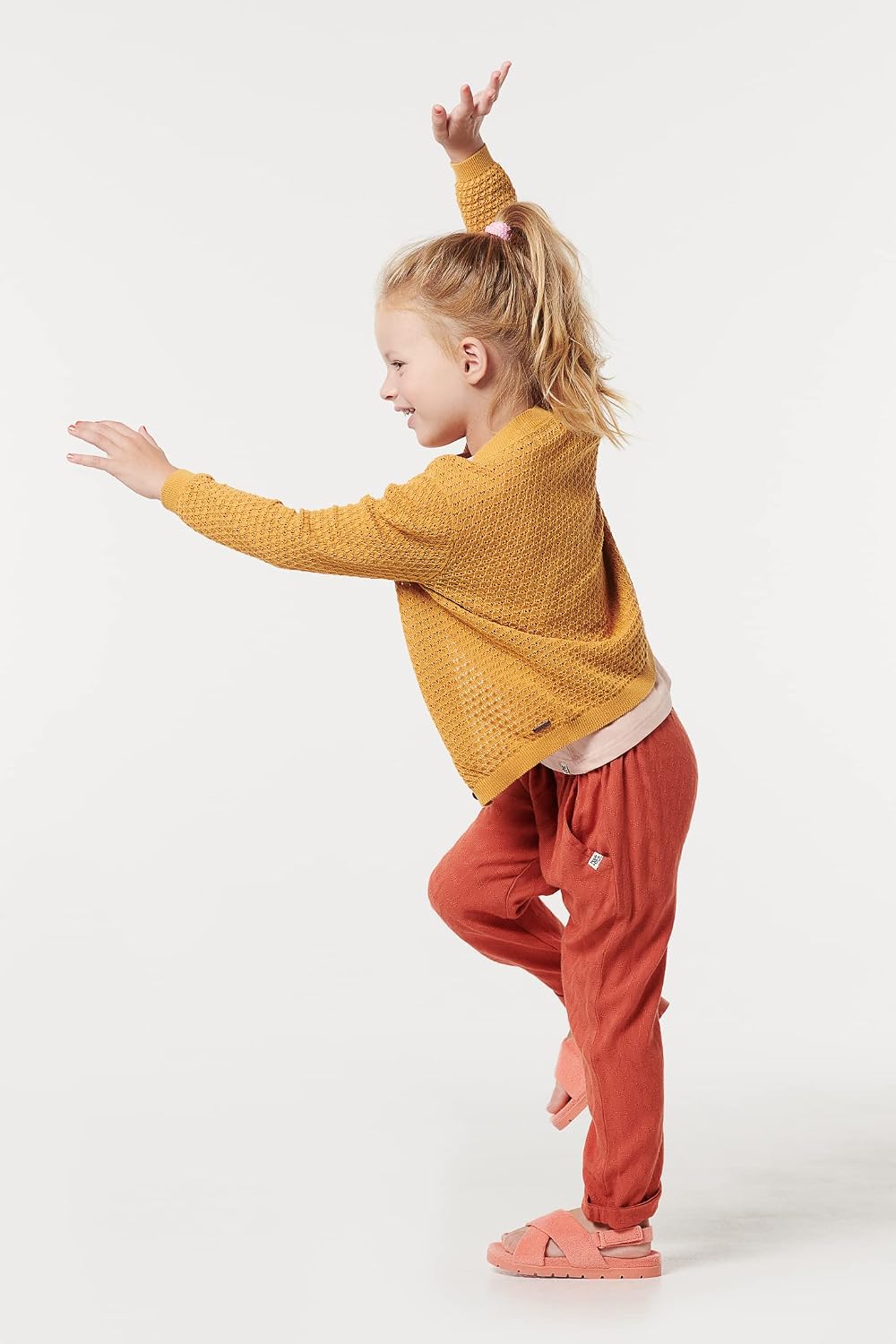Noppies Mädchen Girls Pants Guarapari Hose 104 Hot Sauce, 104 Hot Sauce