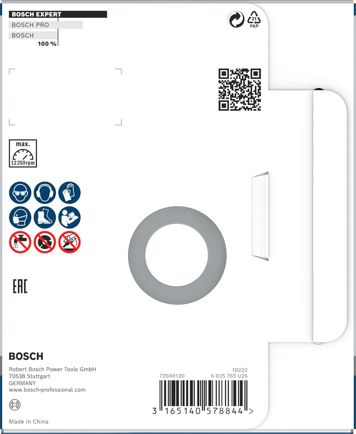 Bosch Professional Diamanttopfscheibe Expert für Abrasive, 50 g/mm, 125 x 22,23 x 4,5 mm, 2608602553