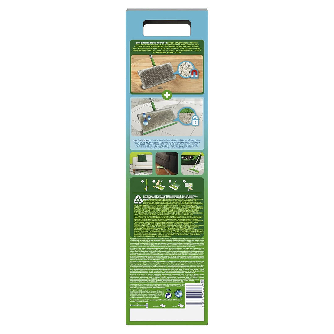 Swiffer Bodenreiniger Starter Kit mit 9+3 Nachfüllungen