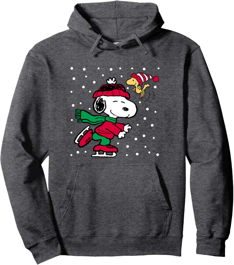 Peanuts - Christmas Snoopy Ice Skating Pullover Hoodie