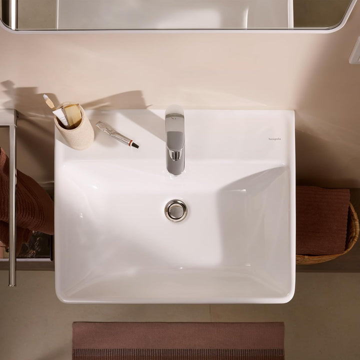 hansgrohe Zugstangen-Ablaufgarnitur, Chrom Single, Single