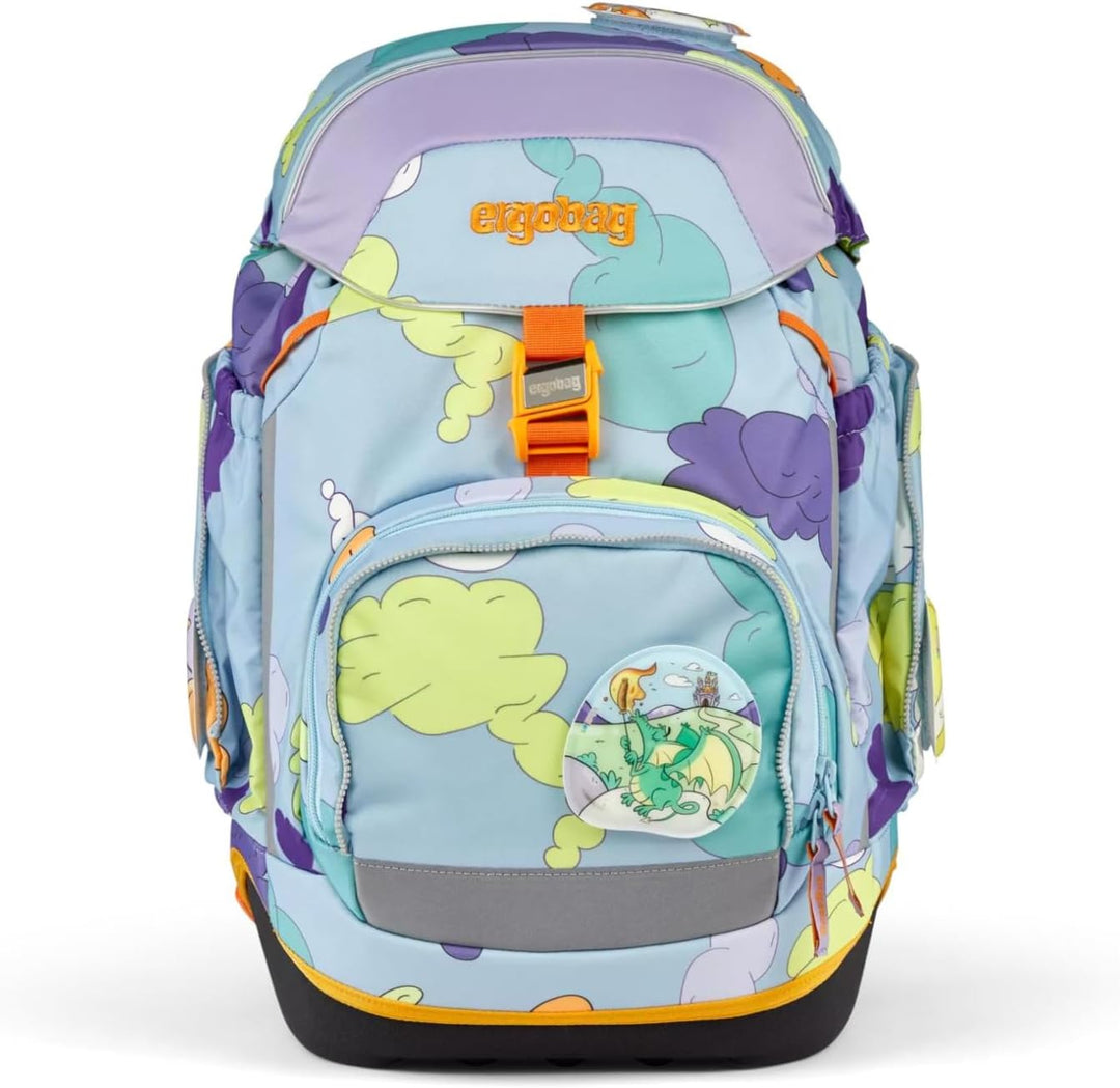 ergobag Pack Set ergonomischer Schulrucksack flexibel 6-teilig Set 1. Klasse Grundschule für Mädchen