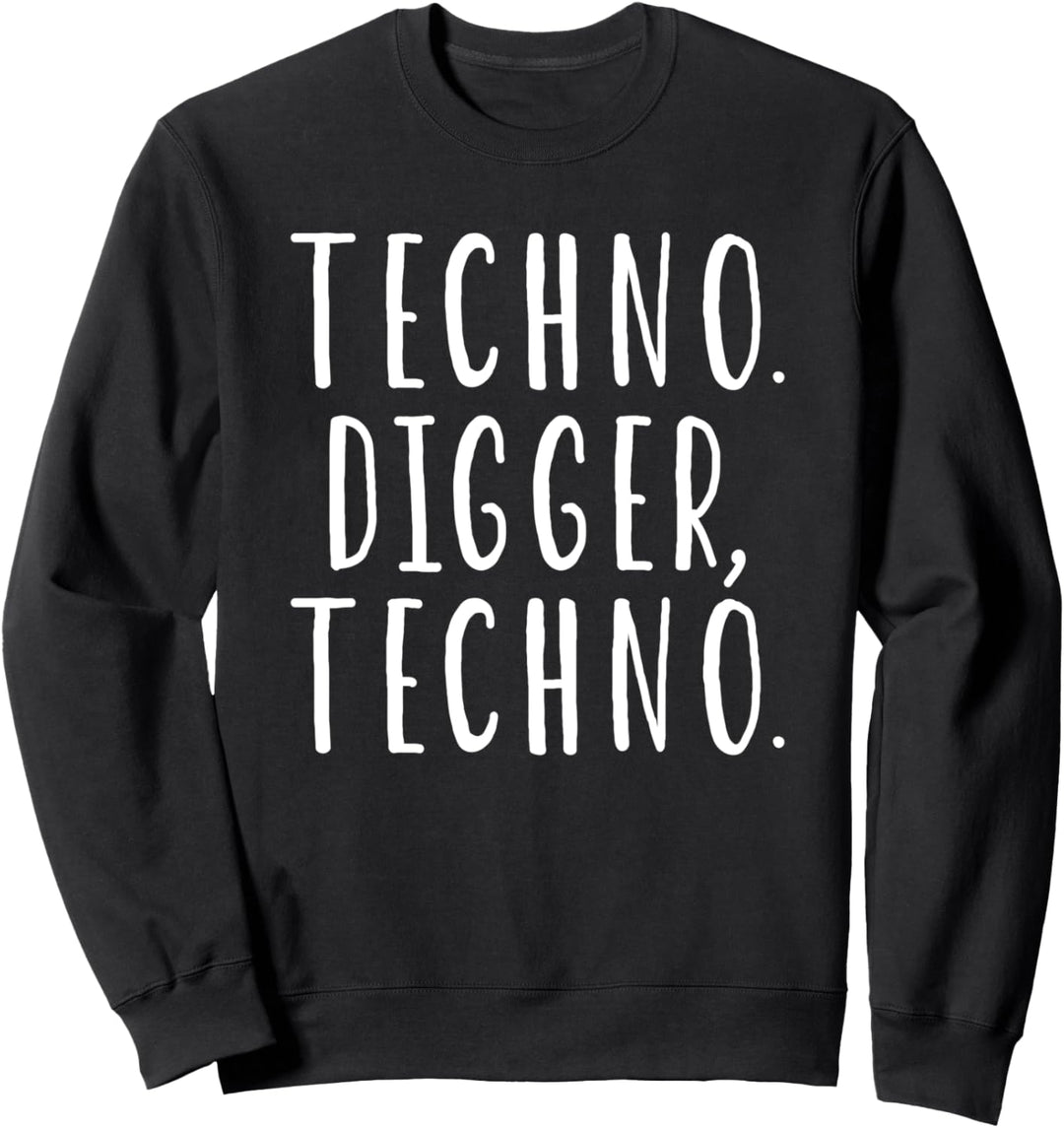 Techno Outfit Damen Festival Herren DJ Techno Sweatshirt