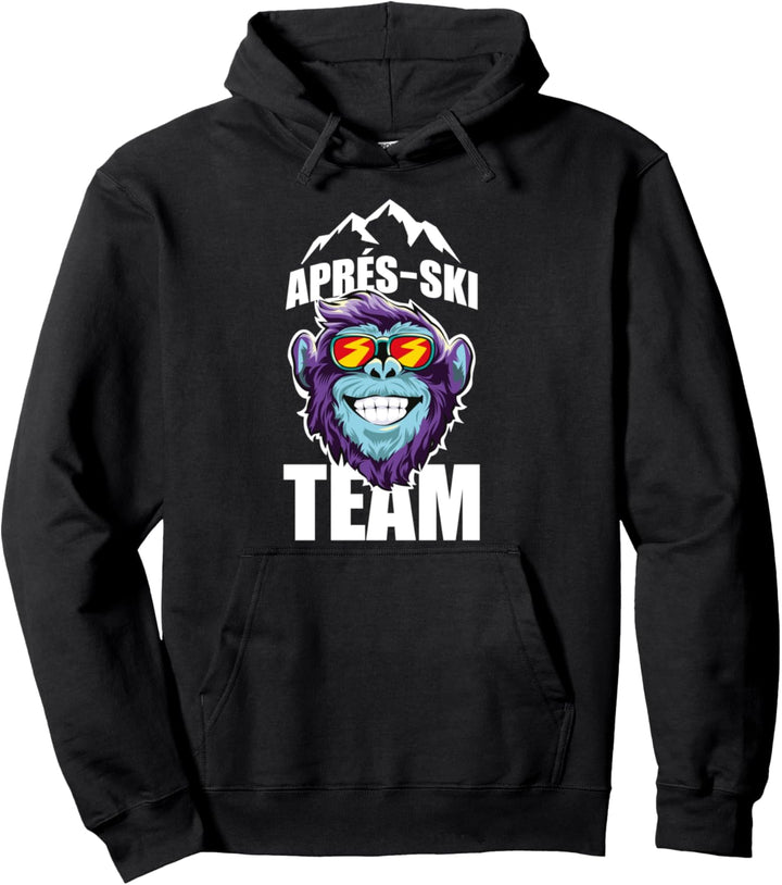 Apres Ski Team Party Affe Motto Spruch Lustig - Geschenk Pullover Hoodie