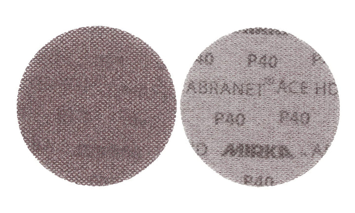 Mirka Abranet Ace HD Netz Schleifscheiben Ø 125mm Klett/Korn P40 / 25 Stk & Abranet Netz-Schleifsche