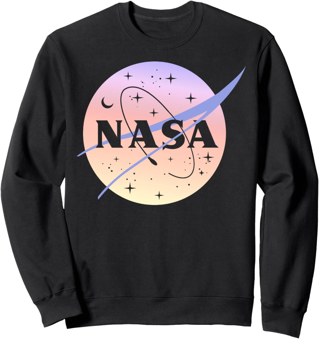 NASA Logo Pastel Light Color Fade Sweatshirt