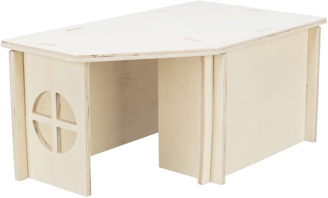 TRIXIE Kleintierhaus ohne Klammern und Nägel für Kaninchen Haus Holm, Stecksystem, Kaninchen, 50 × 2