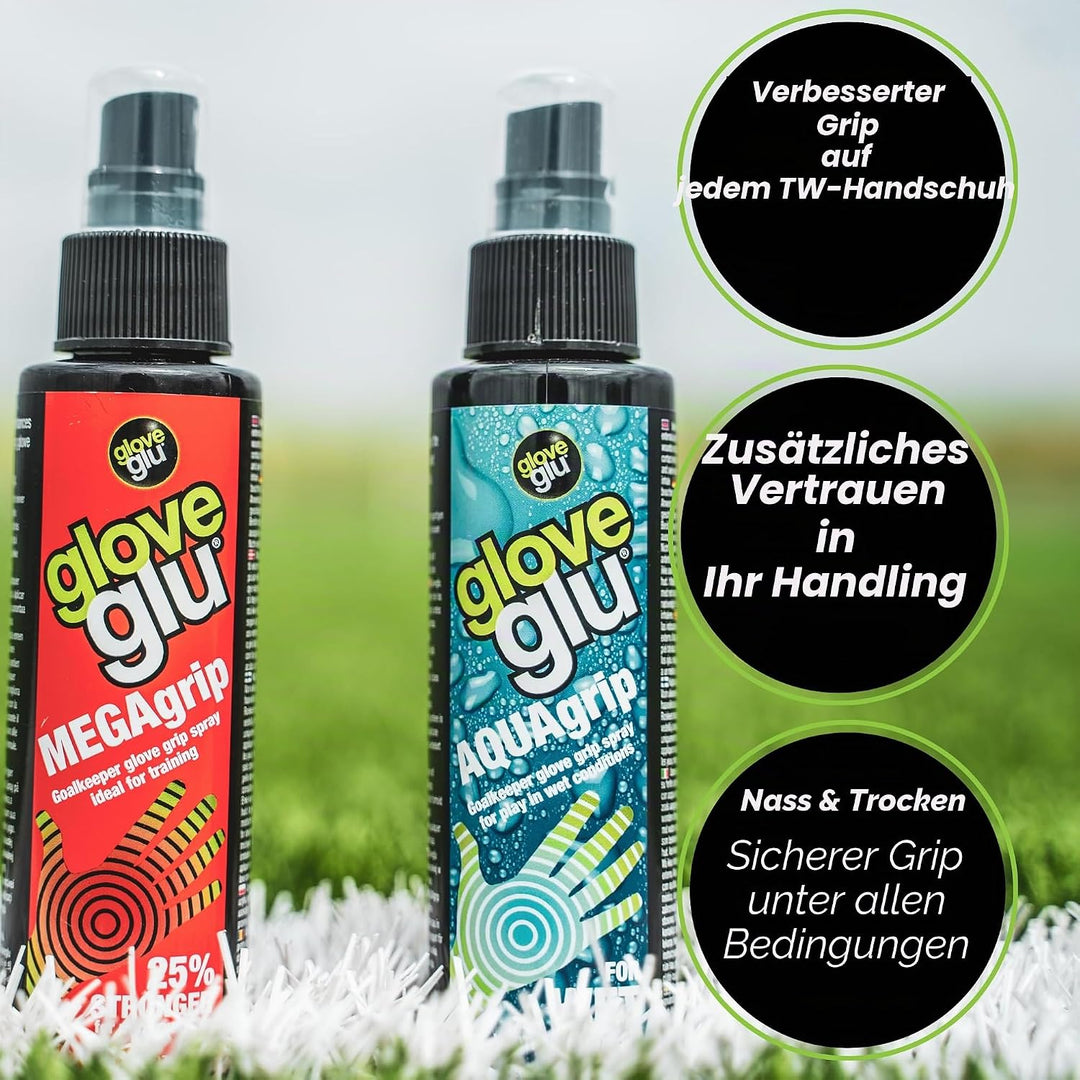 gloveglu Megagrip Aquagrip Aquagrip Herren-Bundle Megagrip Aquagrip, 120 ml Flasche, verbessert Torw