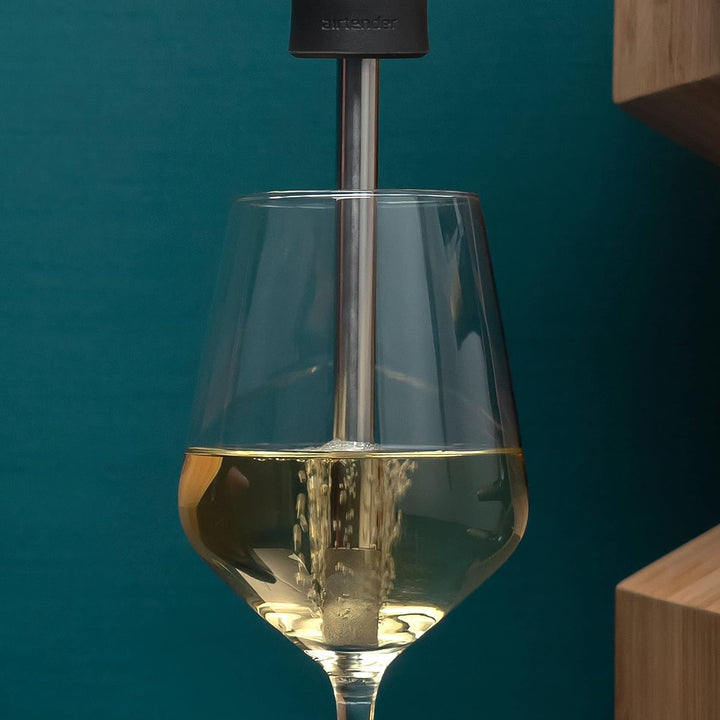 Airtender Weinbelüfter und Vakuum-Set – Vakuumpumpe – Weinbelüfter - 3 Weinverschlüsse/Nanoverschlüs