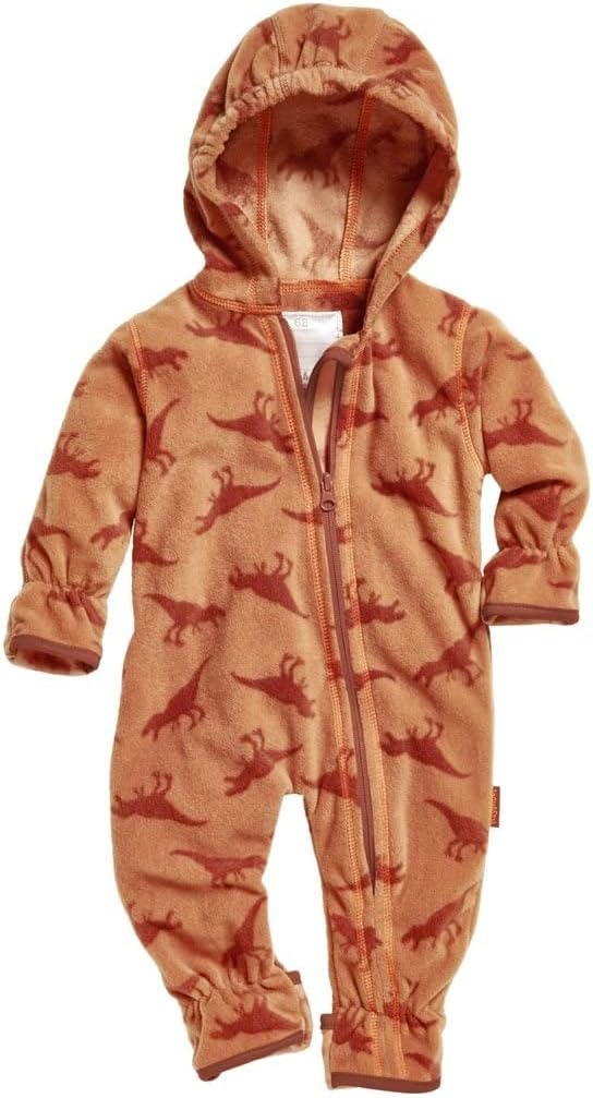 Playshoes Baby Fleece-Overall, atmungsaktiver Unisex-Jumpsuit für Jungen und Mädchen mit langem Reis