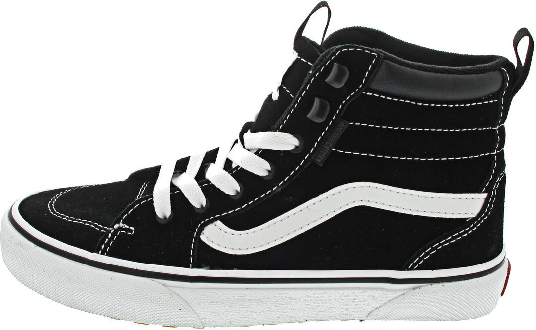 Vans Unisex Kinder Filmore Hi Vansguard Sneaker, Suede Black White, 36.5 EU 29 EU Suede Black White,