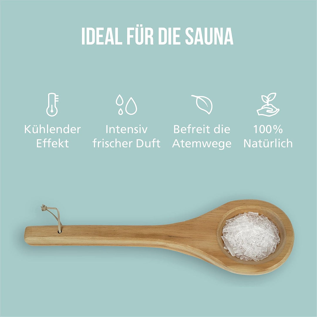 DIYer® 200g Mentholkristalle im praktischen Zipper Beutel - zertifizierte Premium Qualität aus 100%