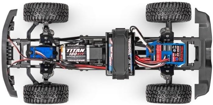 TRAXXAS TRX-4M Ford Bronco 4x4 gelb 1/18 Crawler RTR Brushed, mit Akku und USB Ladegerät