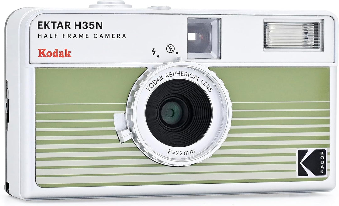 Kodak EKTAR H35N Halbformat-Filmkamera, 35 mm, wiederverwendbar, Bulb-Funktion, Sternfilter, beschic