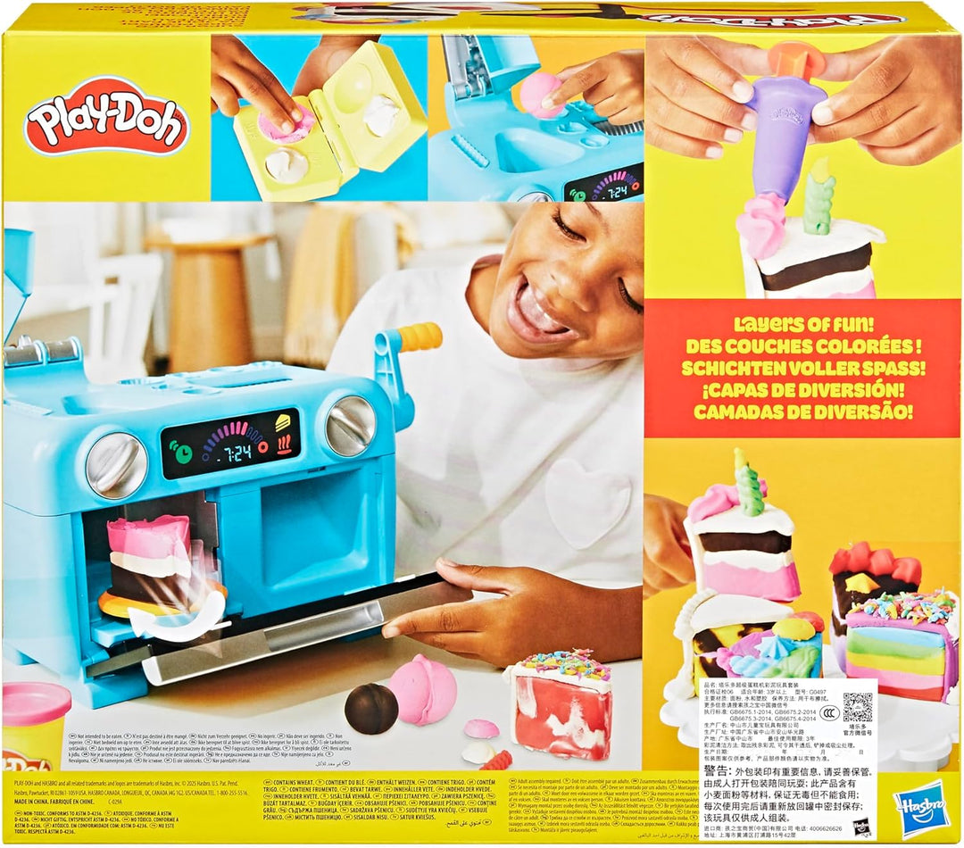 Play-Doh Bunte Konditorei mit Spielzeug-Ofen, Werkzeugen, Accessoires und 11 Dosen Knetmasse zum For